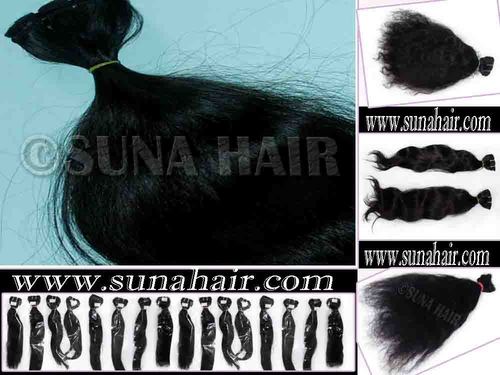 Indian Hair A virgin silky curly hair ex