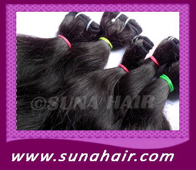 Mangolian body wavy full cuticle remy virgin human hair extension