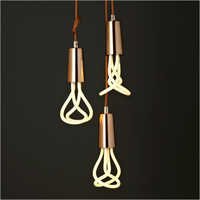 Energy Saving Hanging Bulb - Glass & Metal, E27 Base, 2700k, 220v | Energy Saving, Stylish Design, Long Lifespan, Easy Install