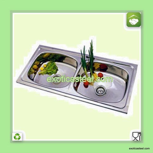 Stainless Steel Double Bowl Kitchen Sink