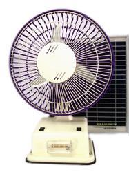 Solar Table Fan with Battery & Panel (Battery Operated Fan)