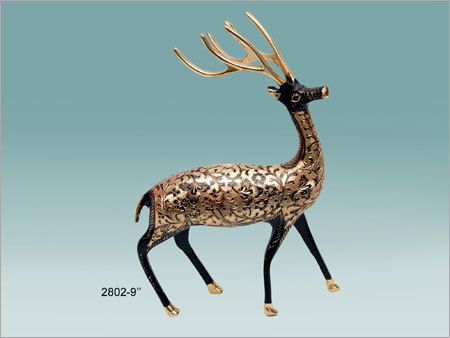 Handcrafted Swamp Deer Figurines