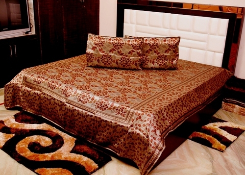 Printed Bedspread - 100% Cotton Full Size Available in Six Colors & Unique Designs | Quick Dry Washable Ideal for Home & Hotel Use