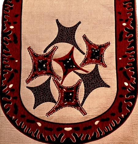 Star Print Far Sofa Panel - 100% Cotton, Rectangular Shape | Available in Three Vibrant Colors, Ideal for Home and Hotel Use