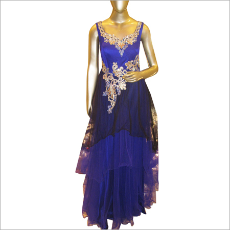 Designer Blue Gown