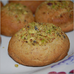 Baked Pista Biscuits