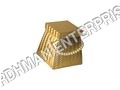 Pyramid Box - Mdf Material, 8 X 8 Mm Size, Available In Golden, Silver, Blue Colors | Ideal For Gifting Chocolates, Dry Fruits, And Candy
