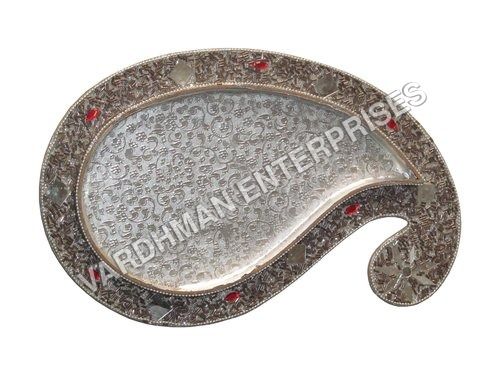 White Ambi Shape Glitter Tray