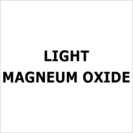Light Magnesium Oxide
