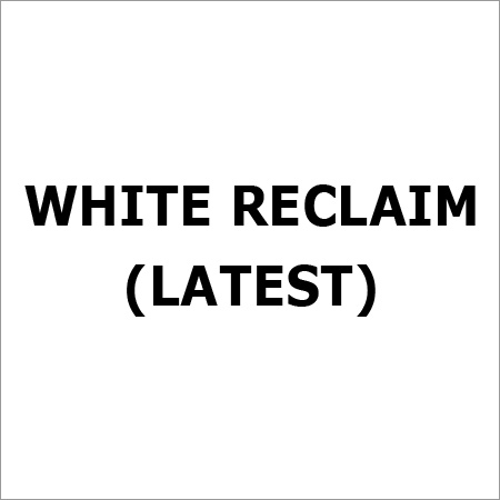 White Reclaim Rubber