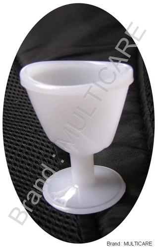 Eye Wash Cup - PVC Material, 46.99 x 33.528 x 50.8 mm | Ophthalmic Equipment for Efficient Eye Cleansing at Clinics or Home