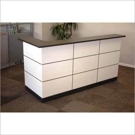 Grooved Chequer Front Reception Counter