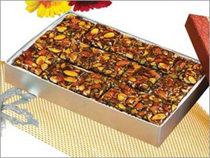 Kesar Pista Badam Chikki Sweets