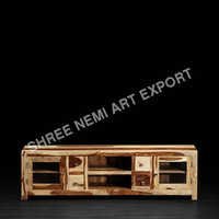 Wooden Tv Cabinet, For Home - Color: Brown