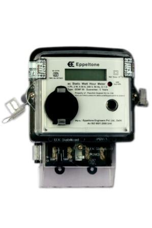 Single Phase Meter LCD Display - Plastic, 10x15x5 cm, 5-60A | Accurate Reading, Easy Install, Durable Build, Reliable Use