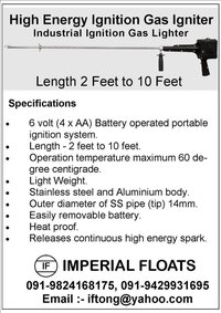 Long Ignition Gas Igniter 2 Ft To 10 Ft /lighter Industrial Usa France Australia Electric - Features: Best