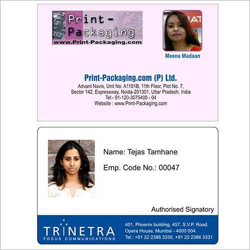 Horizontal ID Cards