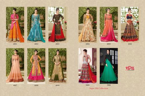 Vipul Fashions (Dcat-40) Anarkali Suits