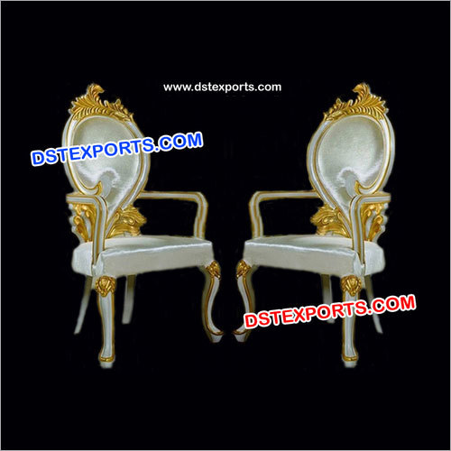 Designer Carved Leaf Chairs