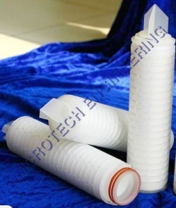 Polypropylene Pleated Filter Cartridge By MICROTECH ENGINEERING