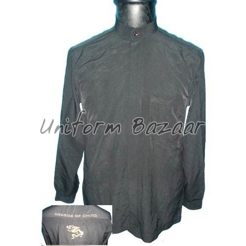 Chinese Uniforms - Blended Fabric, Varied Sizes, Black, Long-Sleeved | Durable, Comfortable, Wrinkle-Free, Washable