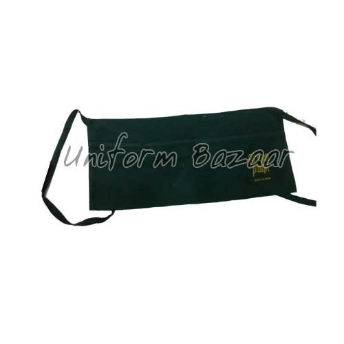 Waist Apron - Teri Cot Fabric, Multiple Sizes, Dark Green | Durable, Comfortable, Versatile, Protective, Lightweight