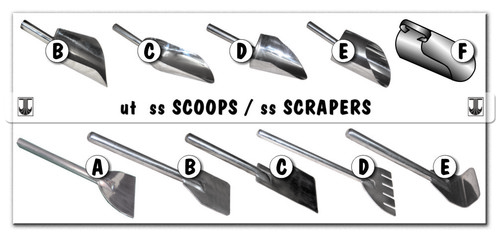Ss Scoops & Scrapers