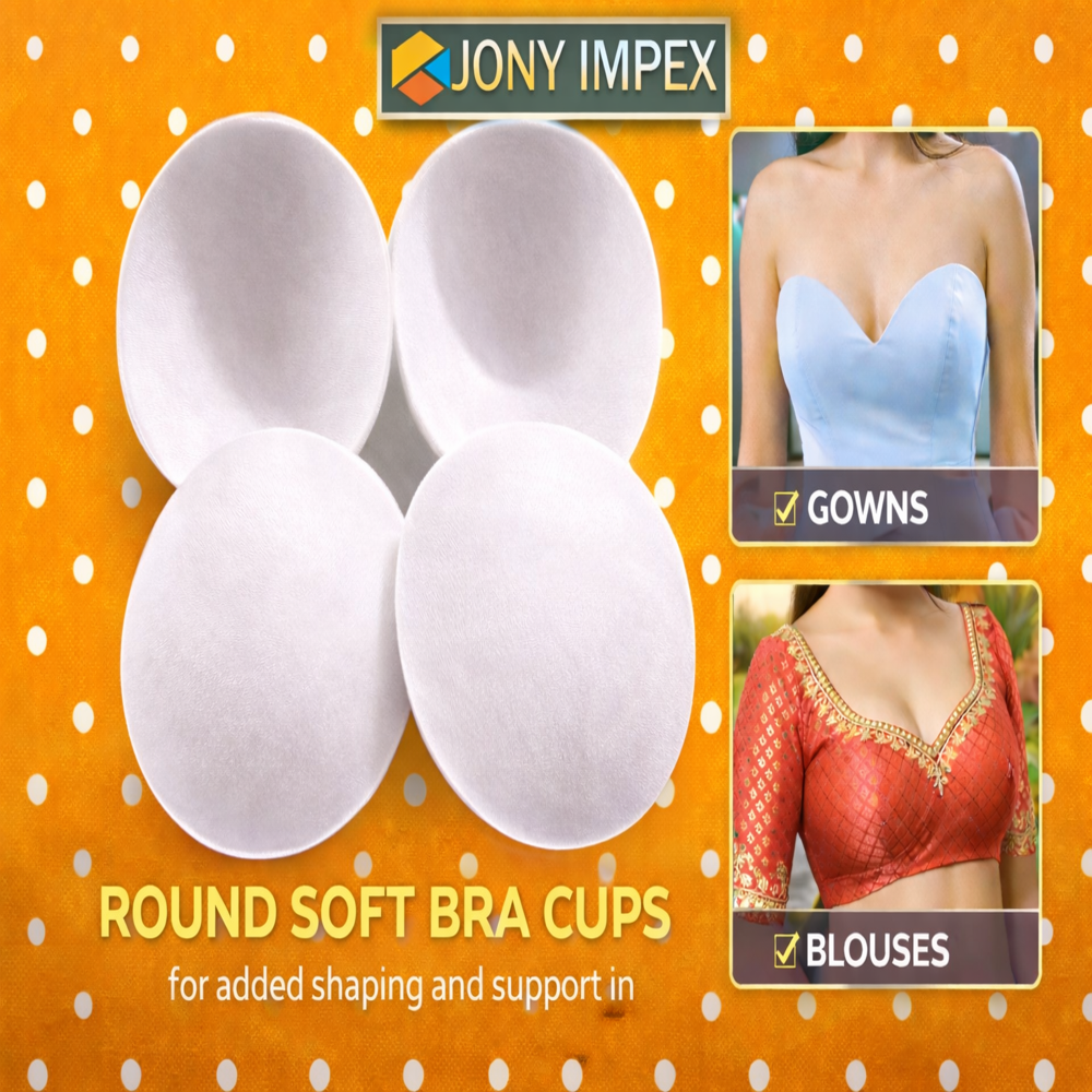 Bra Cups - Premium Foam Padding, Adjustable Supportive Design For Maximum Comfort