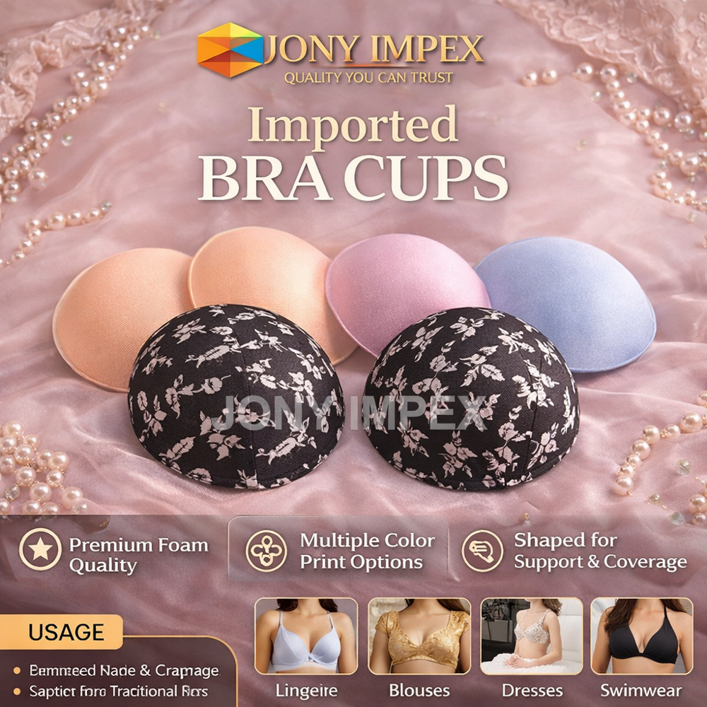 Imported Printed Bra Cups - Feature: Soft