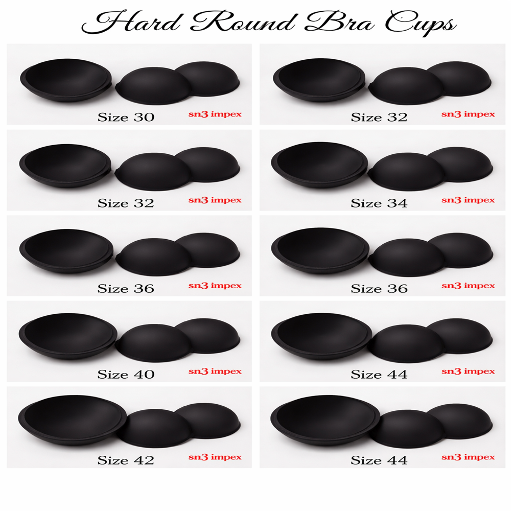 Round Imported Hard Bra Cups