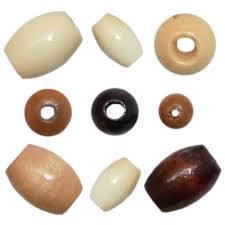 Brown Designer Wooden Beads