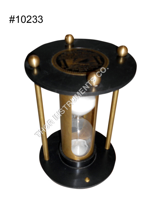 Antique Sand Timer MARITIME WOODEN