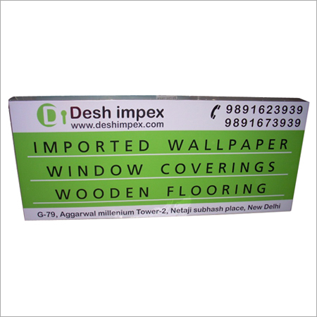 Printed Flex Glow-sign Board