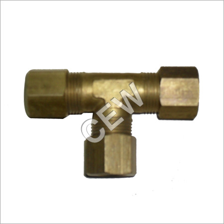Brass Union Tee Fittings By CITY ENGINEERING WORKS