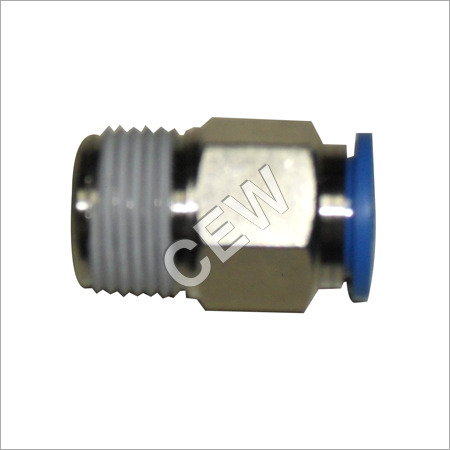 Chrome Polished Male Connector