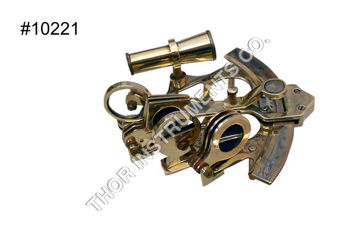 Collectible Nautical Solid Brass Sextant