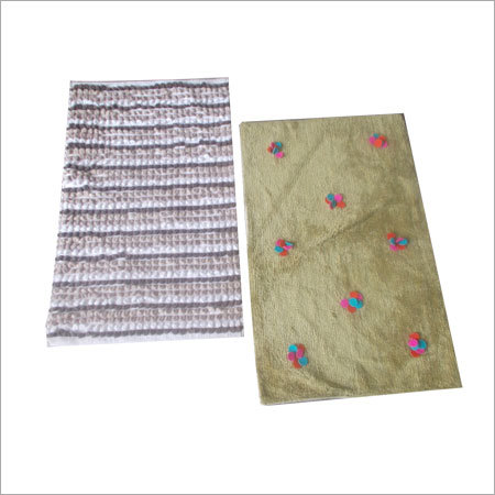 Flower Printed Textured Bathmats