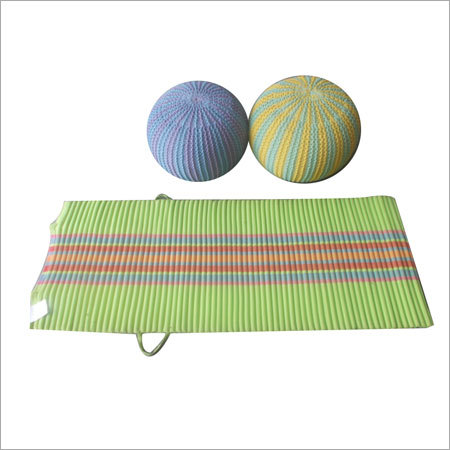 Beach Mat with Puff