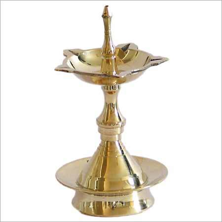 Standing Brass Ghee Lamp Hh75 L
