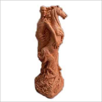 Terracotta Handicrafts - Terracotta, 12 Inches, Matte Brown | Unique Design, Intricate Detail, Handmade Craftsmanship