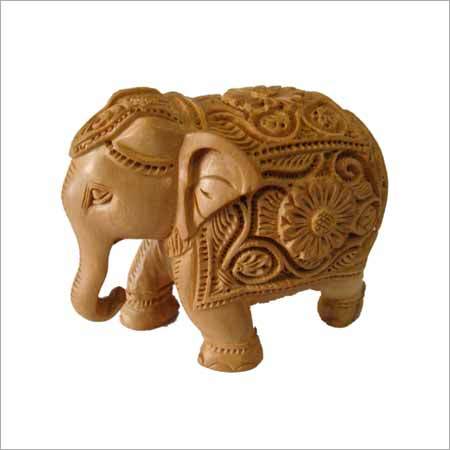 Handcrafted Wooden Elephant