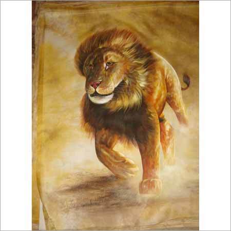Animal Silk Painting