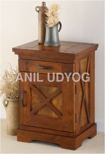 Wooden Bed Side