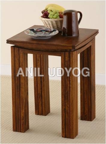 Wooden Curve Coffee Table