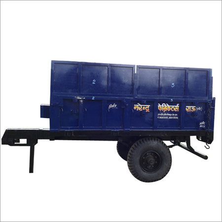 Steel Plain Tractor Trolley