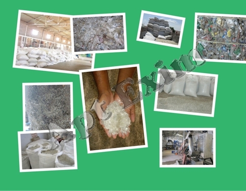 Natural White PET Bottle Flakes