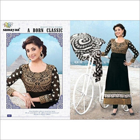 Black Designer Anarkali
