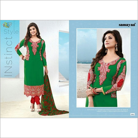 Green Designer Anarkali