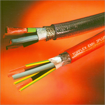 Servo Motor Cables - PUR Insulated, 4 Cores 1.5 to 120mmÂ², -50Â°C to +90Â°C, Uo/U600/1000V | Flexible, Oil Resistant, Flame Retardant, Halogen-Free