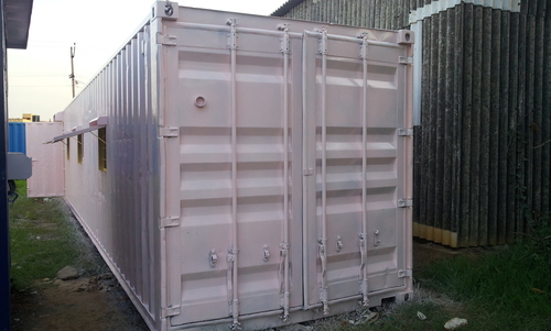 Fabricated  container 
